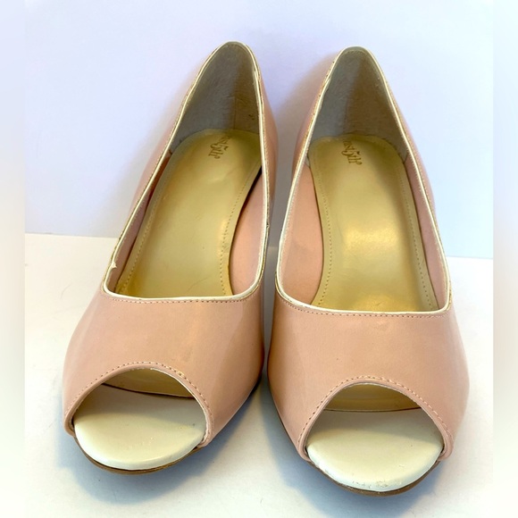 East 5th Women’s Peep Toe Pumps, Size 9 1/2 M, Champagne Pink, 3” heels. - Picture 4 of 8